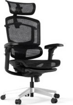 FLEXISPOT ErgoX-PRO Ergonomic Office Chair with Footrest Black – AeroWeave 5.0 Mesh Seat, 5D Lumbar, 7D Armrests, 4D Headrest, 551LBS Capacity – Office, Gaming, Home - Image 11