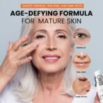 Super Vitamin C Face Serum for Mature Skin: Hydrating Brightening Formula - Vitamin C, Hyaluronic Acid, Vitamin E, Caffeine - Face Lift Serum for Wrinkles, Dark Spots - 1.7 fl. oz. - Image 3