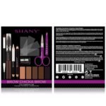 SHANY Brow Chicka Brow Eyebrow Set - 17 Piece Eyebrow Makeup Kit with Brow Powder, Brow Gel, Dual Ended Pencils, Stencils, Scissors, and Tweezers - All Hair Colors - Image 5