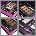 SHANY Brow Chicka Brow Eyebrow Set - 17 Piece Eyebrow Makeup Kit with Brow Powder, Brow Gel, Dual Ended Pencils, Stencils, Scissors, and Tweezers - All Hair Colors - Image 8
