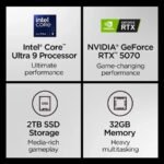 Lenovo Legion 7i Gen 10, AI Gaming Laptop, Intel Ultra 9 275HX, 16" OLED 2.6K (2560x1600) 240Hz 500 nits, 32 GB DDR5, 2 TB SSD, NVIDIA RTX 5070, 5MP Camera E Shutter, Wi-Fi 7, Win 11 - Glacier White - Image 3