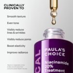 Paula's Choice CLINICAL 20% Niacinamide Vitamin B3 Concentrated Face Serum, Anti-Aging Serum for Face, Treatment for Discoloration & Minimizing Large Pores, Fragrance-Free, 0.67oz - Image 4