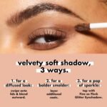 e.l.f. Liquid Velvet Eyeshadow, Crease-Resistant Liquid-to-Powder Eyeshadow For A Rich, Soft-Matte Finish, Vegan & Cruelty-Free, Beige & Boujee - Image 4