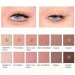 12 Color Eye Shadow Palette Matte Shimmer Eyeshadow Palette with 8 Soft Brushes Blendable Eye Shadow for Women Makeup Palette - Image 6