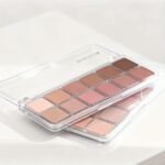 12 Color Eye Shadow Palette Matte Shimmer Eyeshadow Palette with 8 Soft Brushes Blendable Eye Shadow for Women Makeup Palette - Image 10