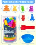 Oomloid Counting Animals Montessori Toys for 3 4 5 Years Old Boys Girls, Preschool Learning Activities Educational Sensory Toys Gifts for Kids Toddlers Ages 3-5, 4-8 - Image 7
