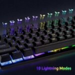 Gaming Keyboard Mouse Mousepad and Headset with mic Combo All in One USB Wired RGB Backlit Rainbow Side Button Gamer Bundle Set Compatible with PC Windows Xbox one PS4 PS5(Black) - Image 4