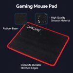 Gaming Keyboard Mouse Mousepad and Headset with mic Combo All in One USB Wired RGB Backlit Rainbow Side Button Gamer Bundle Set Compatible with PC Windows Xbox one PS4 PS5(Black) - Image 9