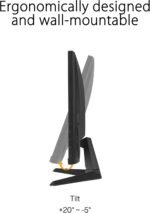 ASUS TUF Gaming 27” 1080P Monitor (VG279Q3A) – Full HD, 180Hz, 1ms, Fast IPS, Extreme Low Motion Blur Sync, FreeSync Premium, G-SYNC Compatible, Variable Overdrive, 99% sRGB, DisplayPort, HDMI - Image 6