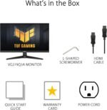 ASUS TUF Gaming 27” 1080P Monitor (VG279Q3A) – Full HD, 180Hz, 1ms, Fast IPS, Extreme Low Motion Blur Sync, FreeSync Premium, G-SYNC Compatible, Variable Overdrive, 99% sRGB, DisplayPort, HDMI - Image 8