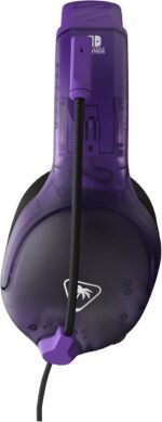 Turtle Beach Airlite Fit Wired Gaming Headset: Officially Licensed for Nintendo Switch, Nintendo Switch Lite & OLED Model - Flip-to-Mute Mic, Over-Ear Comfort Cushions, 40mm Speakers - Ghost Purple - Image 3