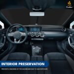 EcoNour Windshield Sun Shade 2 Piece Large Size (32.5" L x 36" W) for Truck, Foldable Truck Sunshade Blocks Heat and UV Rays, Keeps Interior Cool, Durable Automotive Interior Accessory - Image 3