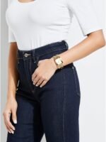 Guess Women's Silver-Tone Multi-Chain Bracelet Watch - Image 3