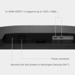 Dell 24 Monitor - SE2426H - 23.8-inch FHD (1920x1080) 144Hz 1ms Display, in-Plane Switching (IPS) Technology, AMD FreeSync™, TÜV 3-Star 2X HDMI, Tilt - Image 10