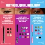 NYX PROFESSIONAL MAKEUP Epic Ink Liner, Waterproof Liquid Eyeliner - Black (Pack Of 2), Vegan Formula - Image 10