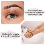 Eyebrow Powder Palette Set - 12 Colors, 5 Mascaras, 4 Stencils, Brush & Pencil, Volumizing Gel for Natural Brows - Image 4