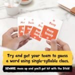 Exploding Kittens Poetry for Neanderthals 2+ Players - Ages 7+ - 15 Minutes to Play - Competitive Word Guessing Game - Party Game, Family Game Night, Kid and Adult Card Game - Image 5