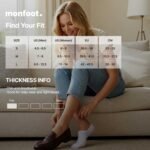 MONFOOT Men's/Women's 10-20 Pairs Thin Cotton Low Cut Ankle Socks, Multipack - Image 4