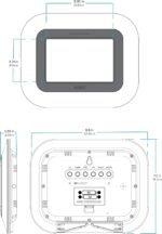 La Crosse Technology Atomic Wall/Table Clock, 7.2-inch H x 8.95-inch W x 1.2-inch D (WT-8005U-B) - Image 9
