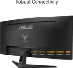 ASUS TUF Gaming 34” Ultra-Wide Curved Monitor (VG34VQ3B) – 21:9 QHD (3440x1440), 180Hz, 1ms, Extreme Low Motion Blur Sync, FreeSync Premium, Speaker, 90% DCI-P3, DisplayWidget Center, 3 yr Warranty - Image 7