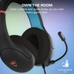 Turtle Beach Airlite Fit Wired Gaming Headset – Officially Licensed for Nintendo Switch 2, Nintendo Switch, Durable, Lightweight, Charcoal Blue/Red - Image 5