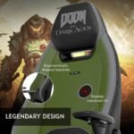 noblechairs Legend Gaming Chair – Doom: The Dark Ages Edition – Premium PU Leather, Adjustable Ergonomics, Lumbar Support, 4D Armrests – Officially Licensed Bethesda Collectible - Image 4