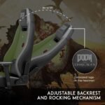 noblechairs Legend Gaming Chair – Doom: The Dark Ages Edition – Premium PU Leather, Adjustable Ergonomics, Lumbar Support, 4D Armrests – Officially Licensed Bethesda Collectible - Image 6