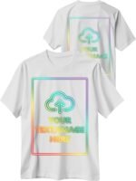 Custom T Shirts with Photo/Logo/Text - Personalized Comfort Cotton Tee for Men Women Design Your Own Shirt Front & Back Print - Image 2