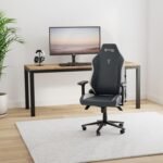 Secretlab Titan Evo Royal Gaming Chair - Reclining - Ergonomic & Comfortable Computer Chair with 4D Armrests - Magnetic Head Pillow & 4-Way Lumbar Support - Small - Blue - Leatherette - Image 3