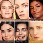 Eyebrow Stamp Stencil Kit - Eyebrow Powder with Brush Long-Lasting & Waterproof Brow Shaping Kit with 24 Reusable Thin & Thick Eyebrow Stencils for Natural Eyebrow Color, Gifts for Mom (Light Brown) - Image 5