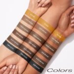 Eyebrow Stamp Stencil Kit - Eyebrow Powder with Brush Long-Lasting & Waterproof Brow Shaping Kit with 24 Reusable Thin & Thick Eyebrow Stencils for Natural Eyebrow Color, Gifts for Mom (Light Brown) - Image 6