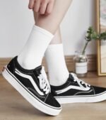 DOKUTOKU 3-12 Pack Womens Crew Socks Size 6-9 Light Weight Thin Casual Calf Socks - Image 3