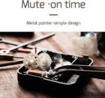 Retro 10 Inch Silent Desk Clock - Antique Decorative, Easy to Read in Office/Bedroom (Black) - Image 6