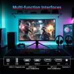 KTC 27 Inch 240Hz Curved Gaming Monitor, 2K QHD 2560x1440P Computer Monitor with 1000R, 2500:1 Contrast, Adaptive Sync, DP 1.4, HDMI 2.0, VESA, Tiltable, H27S25E - Image 7