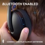 Logitech G325 Lightspeed Wireless Bluetooth Gaming Headset, All-Day Comfort, Built-in Mic with Noise Reduction, 24-Bit Audio, 24+ Hr Battery Life, for PC, PlayStation, Switch, Mobile – Black - Image 6