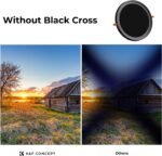 K&F CONCEPT 82mm Variable Fader ND2-32 ND Filter and CPL Circular Polarizing Lens Filter in 1 for Camera Lens Waterproof Neutral Density Polarizer Filter (Nano-D Series) - Image 5