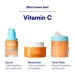 Bliss Vitamin C + Tri-Peptide Brightening Moisturizer | Squalane & Hydration Boosters | Anti-Aging Face Cream for Collagen and Elasticity | Clean Vegan & Cruelty Free 1.7 fl oz - Image 10