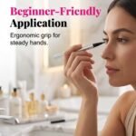 Long Lasting Eyeliner, Waterproof Liquid Eyeliner Pen with Matte Finish, Quick-Drying Smudge-Proof Formula, Highly Pigmented Black Eye Liner for Natural Look, Vegan Eye Makeup (1PCS) - Image 4