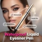 Long Lasting Eyeliner, Waterproof Liquid Eyeliner Pen with Matte Finish, Quick-Drying Smudge-Proof Formula, Highly Pigmented Black Eye Liner for Natural Look, Vegan Eye Makeup (1PCS) - Image 5