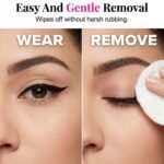 Long Lasting Eyeliner, Waterproof Liquid Eyeliner Pen with Matte Finish, Quick-Drying Smudge-Proof Formula, Highly Pigmented Black Eye Liner for Natural Look, Vegan Eye Makeup (1PCS) - Image 7