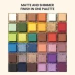 K'APEINE 36 Colors Eyeshadow Palette, Colorful Eyeshadows Palette Neon Shimmer Matte Glitter Eye Shadow High Pigmented Shadow Set Long Lasting Eye Makeup for Women - Image 4