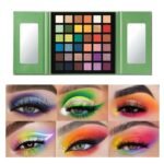 K'APEINE 36 Colors Eyeshadow Palette, Colorful Eyeshadows Palette Neon Shimmer Matte Glitter Eye Shadow High Pigmented Shadow Set Long Lasting Eye Makeup for Women - Image 8
