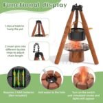 Kids Camping Toy Set, Pretend Play Cooking Set with Spray Stove, Food Toys, Tableware, Outdoor Toddler Campfire Toys for Ages 3+ - Image 3