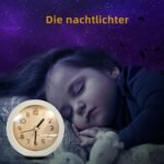 HIQU and HIST Alarm Clock with Backlight, 4 Inches White Desk Clock (White) - Image 5