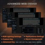 RK ROYAL KLUDGE 75% HE Mechanical Gaming Keyboard Wired Hall Effect Magnetic Compact Keyboard with Rapid Trigger 8000Hz Polling Rate Hot Swappable PCB RGB Backlit PBT Keycaps Volume Knob - Image 10