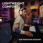 Logitech G522 Lightspeed Wireless Gaming Headset, Full-Band Mic, Advanced Audio, Tri-Connect (Lightspeed, Bluetooth, USB A to C), LIGHTSYNC RGB, for PC & Nintendo Switch/Switch 2 - White - Image 7