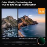 K&F CONCEPT 82mm True Color Variable Fader ND2-32 ND Filter and CPL Circular Polarizing Lens Filter in 1 for Camera Lens Neutral Density Polarizer Filter (Nano-X Series) - Image 4
