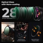 K&F CONCEPT 82mm True Color Variable Fader ND2-32 ND Filter and CPL Circular Polarizing Lens Filter in 1 for Camera Lens Neutral Density Polarizer Filter (Nano-X Series) - Image 7