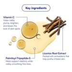 Bliss Vitamin C + Tri-Peptide Face Serum – Stabilized Vitamin C with Collagen-Boosting Peptide – Brightening Serum for Dark Spots, Fine Lines & Firmness – Hyaluronic Acid, Green Tea – 1 fl oz - Image 5