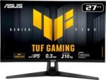 ASUS TUF Gaming 27” 1440P Monitor (VG27AQL5A) – QHD (2560 x 1440), 210Hz, 0.3ms, Fast IPS, Extreme Low Motion Blur Sync, Speakers, DisplayWidget Center, Gaming AI, Height Adjustment, 3 yr Warranty - Image 2